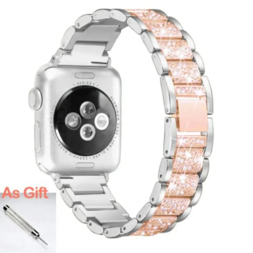 NEW Luxury Strap Wrist Band For Apple Watch - Picture 6 of 9